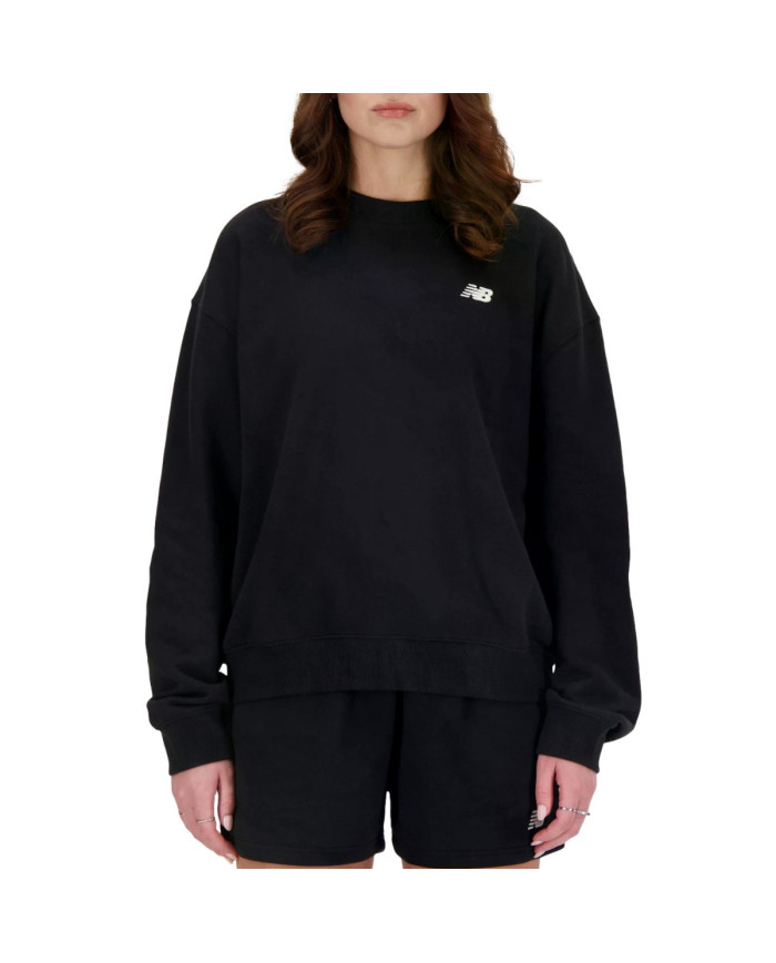New Balance Damska Bluza Sport Essentials French Terry WT41508BK Czarny | Sklep Monotox