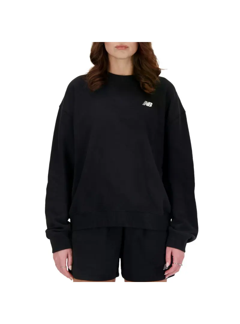 New Balance Damska Bluza Sport Essentials French Terry WT41508BK Czarny | Sklep Monotox