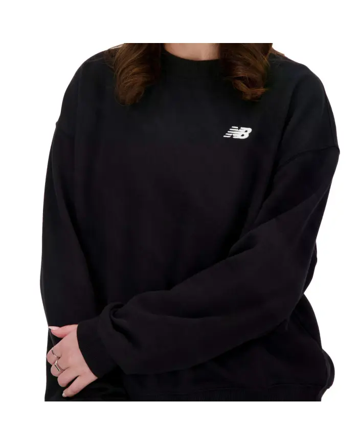 New Balance Damska Bluza Sport Essentials French Terry WT41508BK Czarny | Sklep Monotox