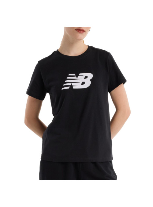 New Balance Damski T-shirt S/s Sport Jersey Logo T-sh WT43582BK Czarny | Sklep Monotox