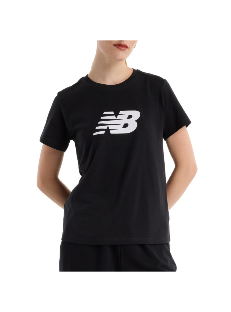 New Balance Damski T-shirt S/s Sport Jersey Logo T-sh WT43582BK Czarny | Sklep Monotox