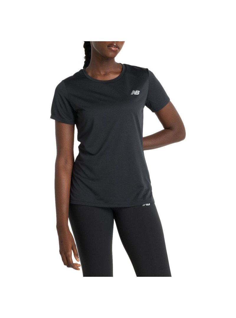New Balance Damski T-shirt Sport Short Sleeve WT51244BK Czarny | Sklep Monotox