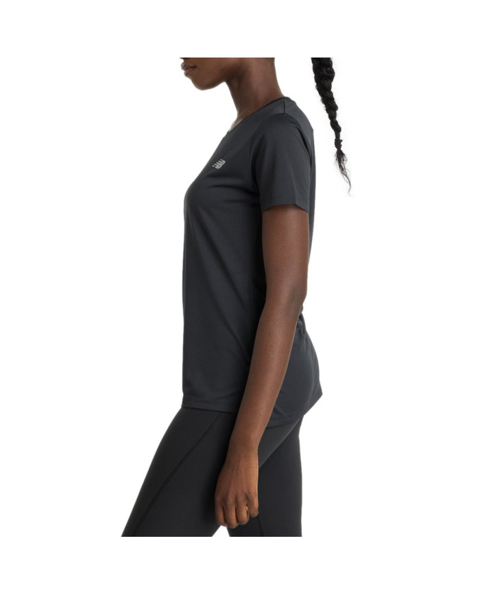 New Balance Damski T-shirt Sport Short Sleeve WT51244BK Czarny | Sklep Monotox