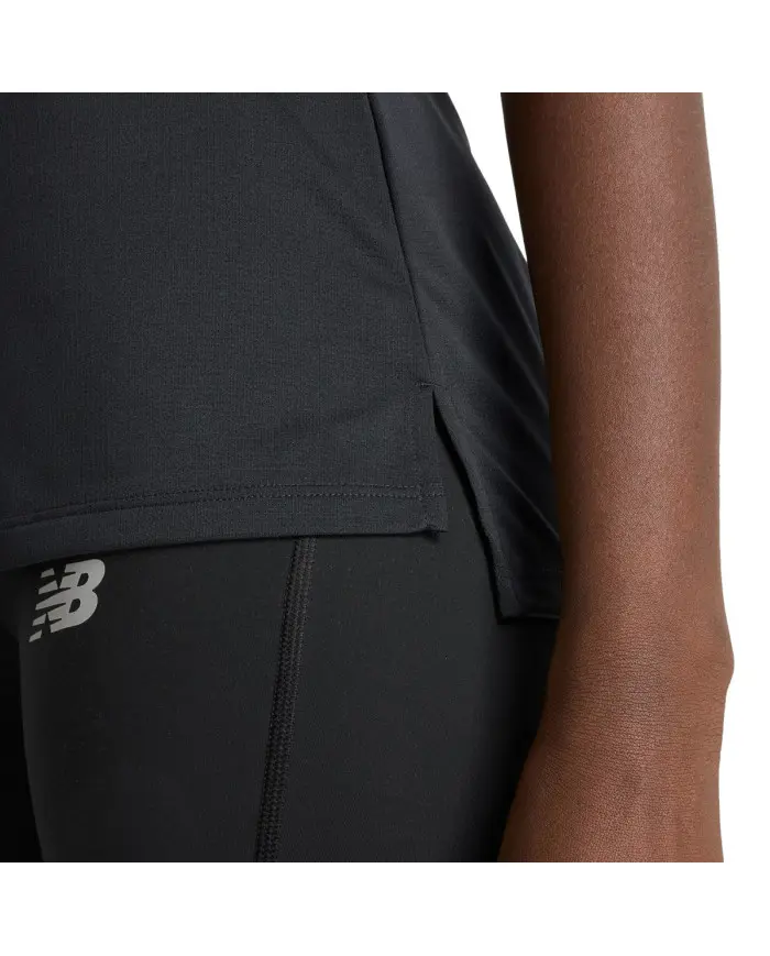 New Balance Damski T-shirt Sport Short Sleeve WT51244BK Czarny | Sklep Monotox