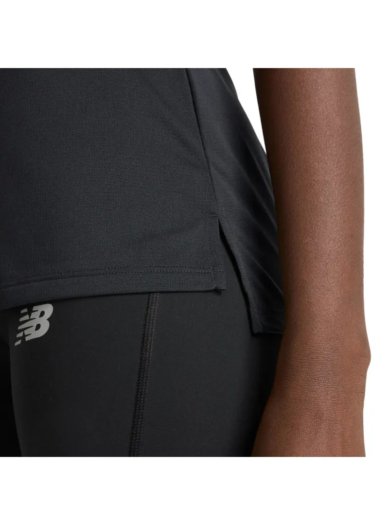 New Balance Damski T-shirt Sport Short Sleeve WT51244BK Czarny | Sklep Monotox