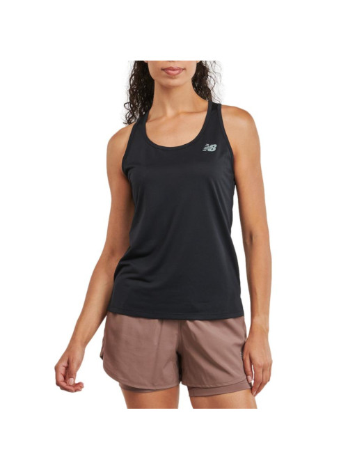 New Balance Damski T-shirt Sport Tank WT51253BK Czarny | Sklep Monotox