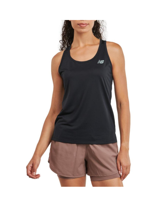 New Balance Damski T-shirt Sport Tank WT51253BK Czarny | Sklep Monotox