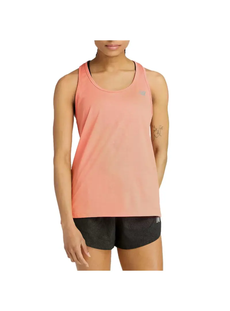 New Balance Damski T-shirt Sport Tank WT51253FAR Pomarańczowy | Sklep Monotox