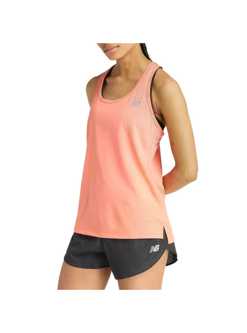 New Balance Damski T-shirt Sport Tank WT51253FAR Pomarańczowy | Sklep Monotox