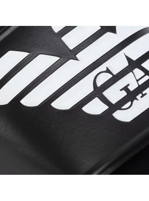 Emporio Armani Męskie Klapki Pool Mod. Slides XL828-X4PS01-A120 Czarny | Sklep Monotox