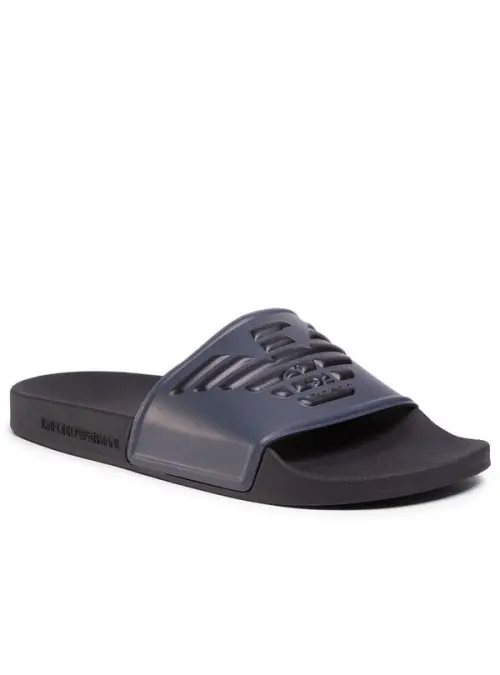 Emporio Armani Męskie Klapki Pool Mod. Slides XL828-X4PS01-K474 Granatowy | Sklep Monotox