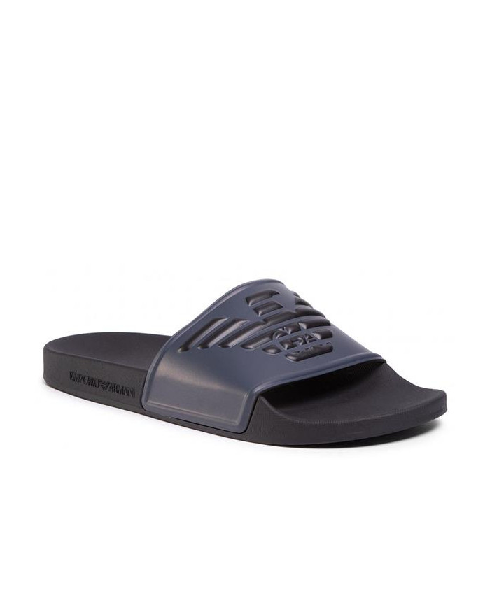 Emporio Armani Męskie Klapki Pool Mod. Slides XL828-X4PS01-K474 Granatowy | Sklep Monotox