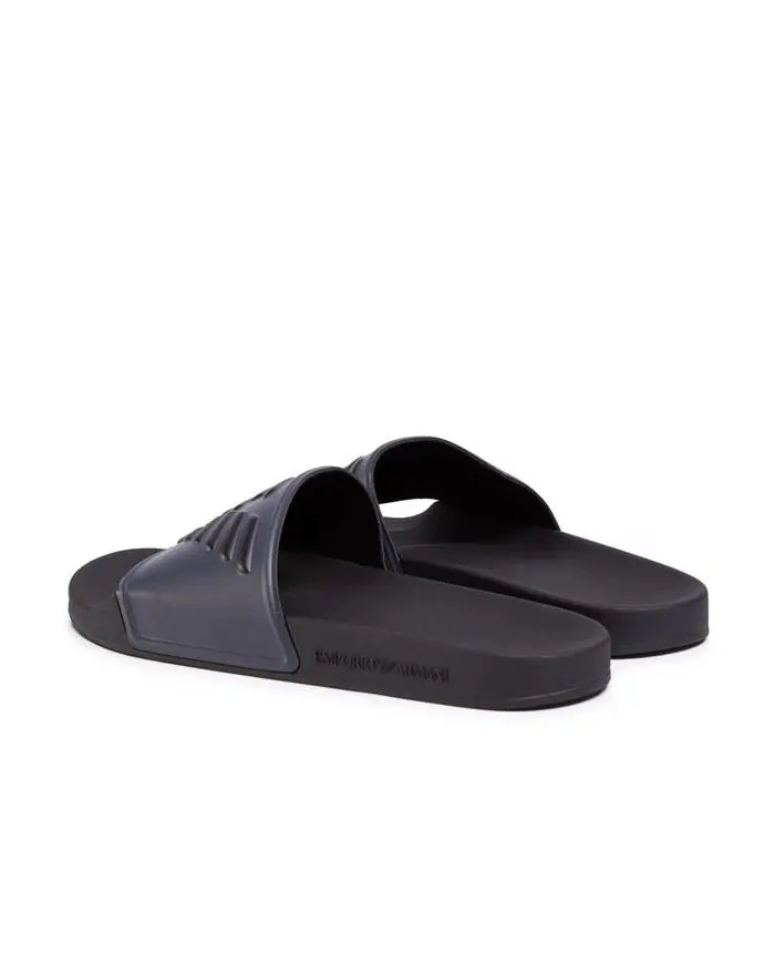 Emporio Armani Męskie Klapki Pool Mod. Slides XL828-X4PS01-K474 Granatowy | Sklep Monotox