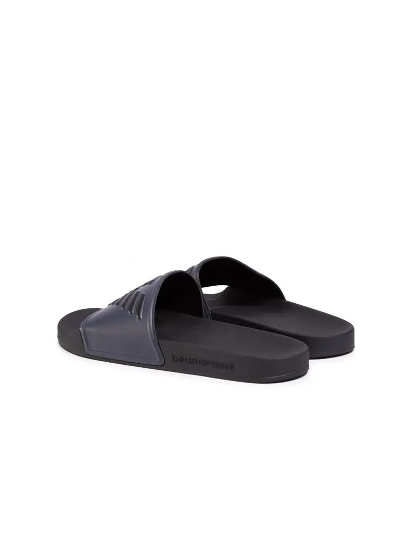 Emporio Armani Męskie Klapki Pool Mod. Slides XL828-X4PS01-K474 Granatowy | Sklep Monotox