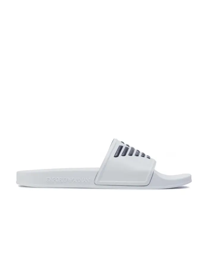 Emporio Armani Męskie Klapki Pool Mod. Slides XL828-X4PS01-M586 Biały | Sklep Monotox
