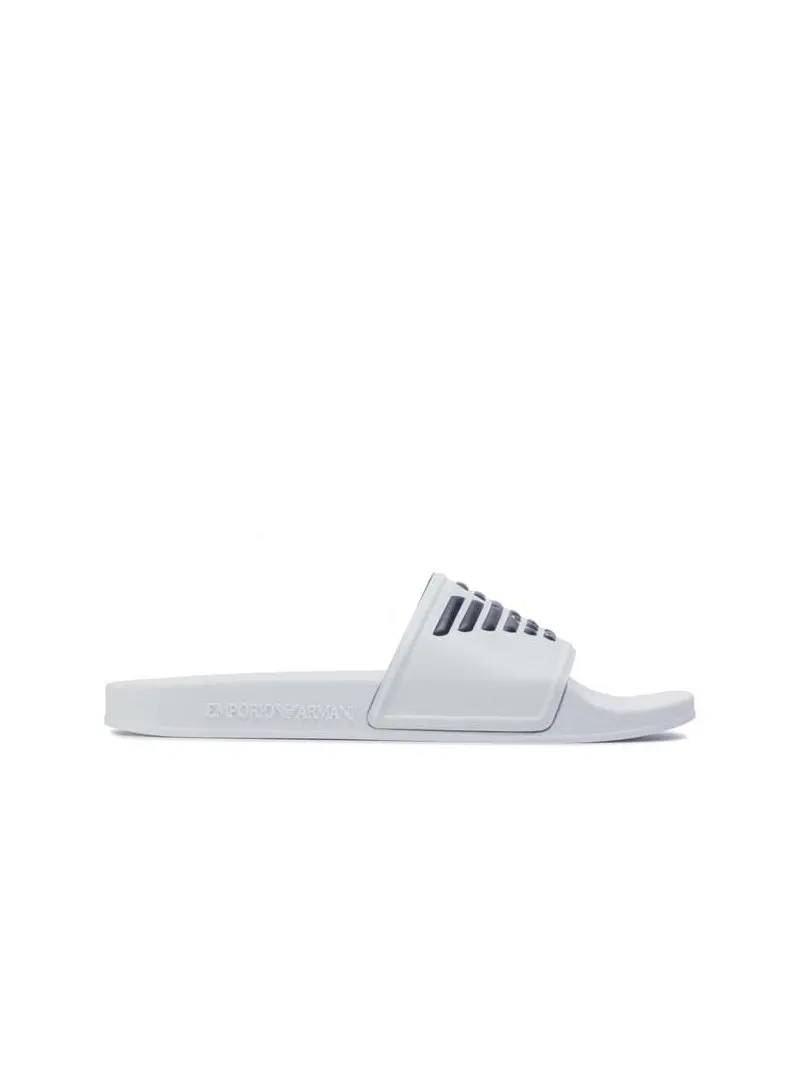 Emporio Armani Męskie Klapki Pool Mod. Slides XL828-X4PS01-M586 Biały | Sklep Monotox