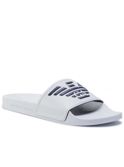 Emporio Armani Męskie Klapki Pool Mod. Slides XL828-X4PS01-M586 Biały | Sklep Monotox