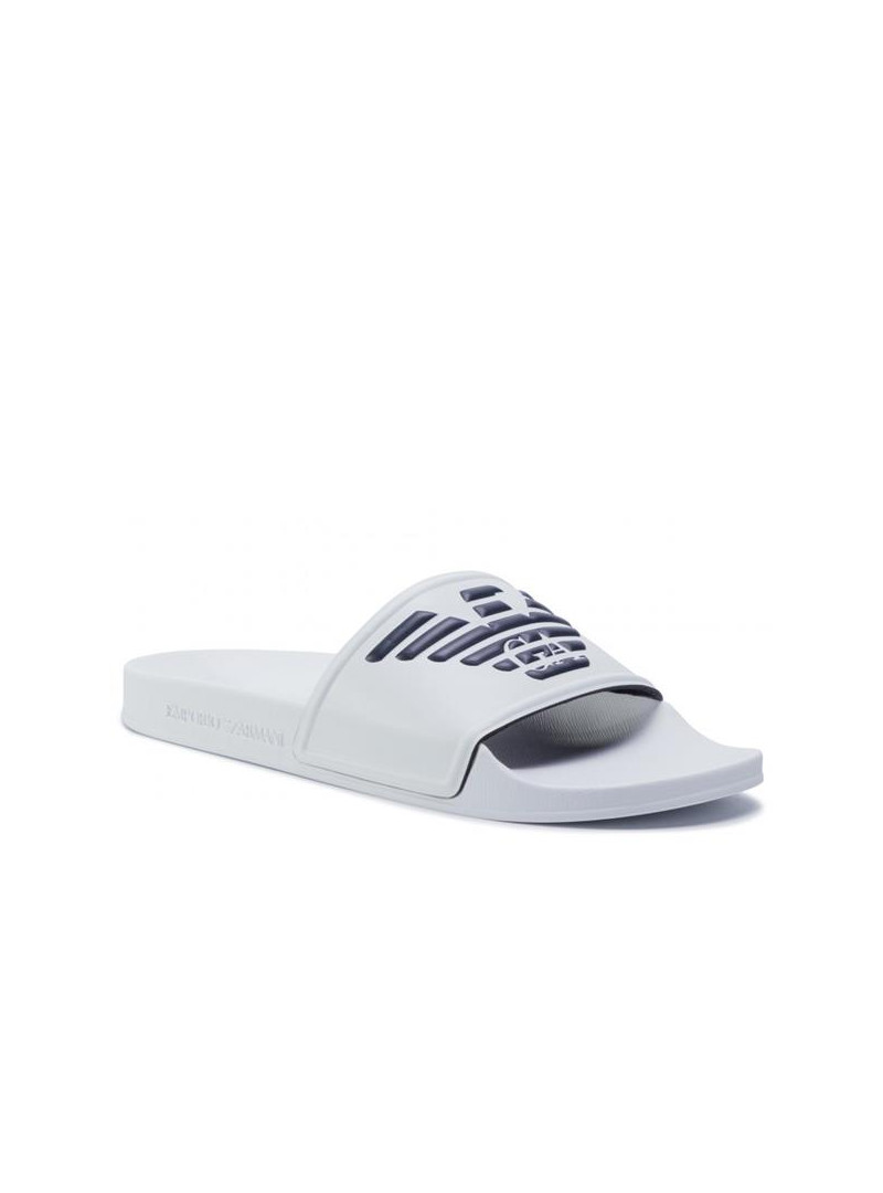 Emporio Armani Męskie Klapki Pool Mod. Slides XL828-X4PS01-M586 Biały | Sklep Monotox
