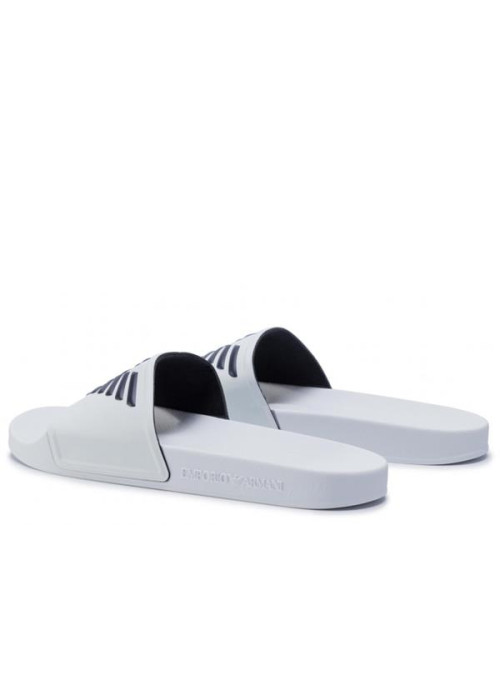 Emporio Armani Męskie Klapki Pool Mod. Slides XL828-X4PS01-M586 Biały | Sklep Monotox