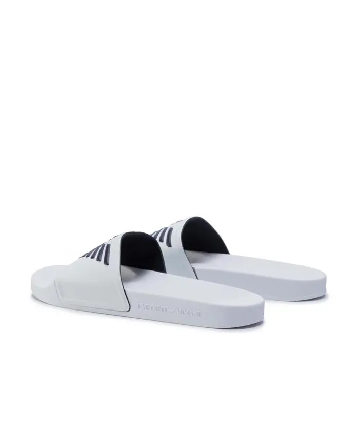 Emporio Armani Męskie Klapki Pool Mod. Slides XL828-X4PS01-M586 Biały | Sklep Monotox