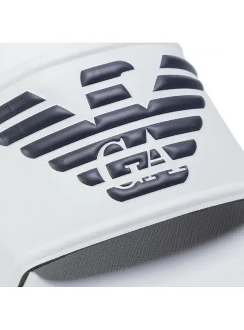 Emporio Armani Męskie Klapki Pool Mod. Slides XL828-X4PS01-M586 Biały | Sklep Monotox