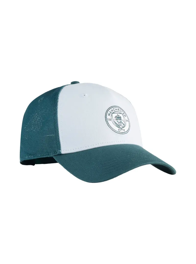 Puma Czapka MCFC KING Trucker Cap Green Terrain-Sea 02708201 - Biała | Sklep Monotox
