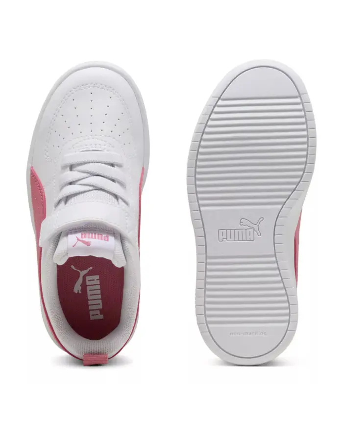 Puma Buty dziecięce RICKIE AC + PS 38583646 - Białe | Sklep Monotox