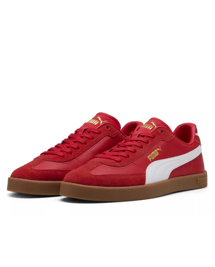 Puma Buty męskie CLUB II ERA FOR ALL TIME 39744756 - Czerwone | Sklep Monotox