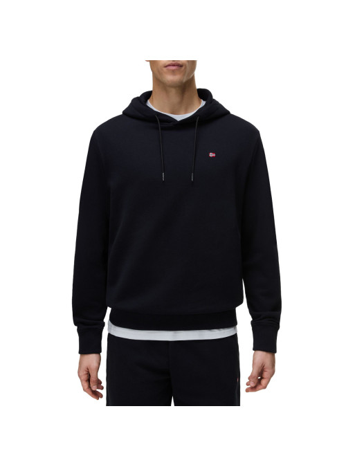 Napapijri Bluza męska BALIS H SUM BLACK NP0A4H8A041 - Czarna | Sklep Monotox