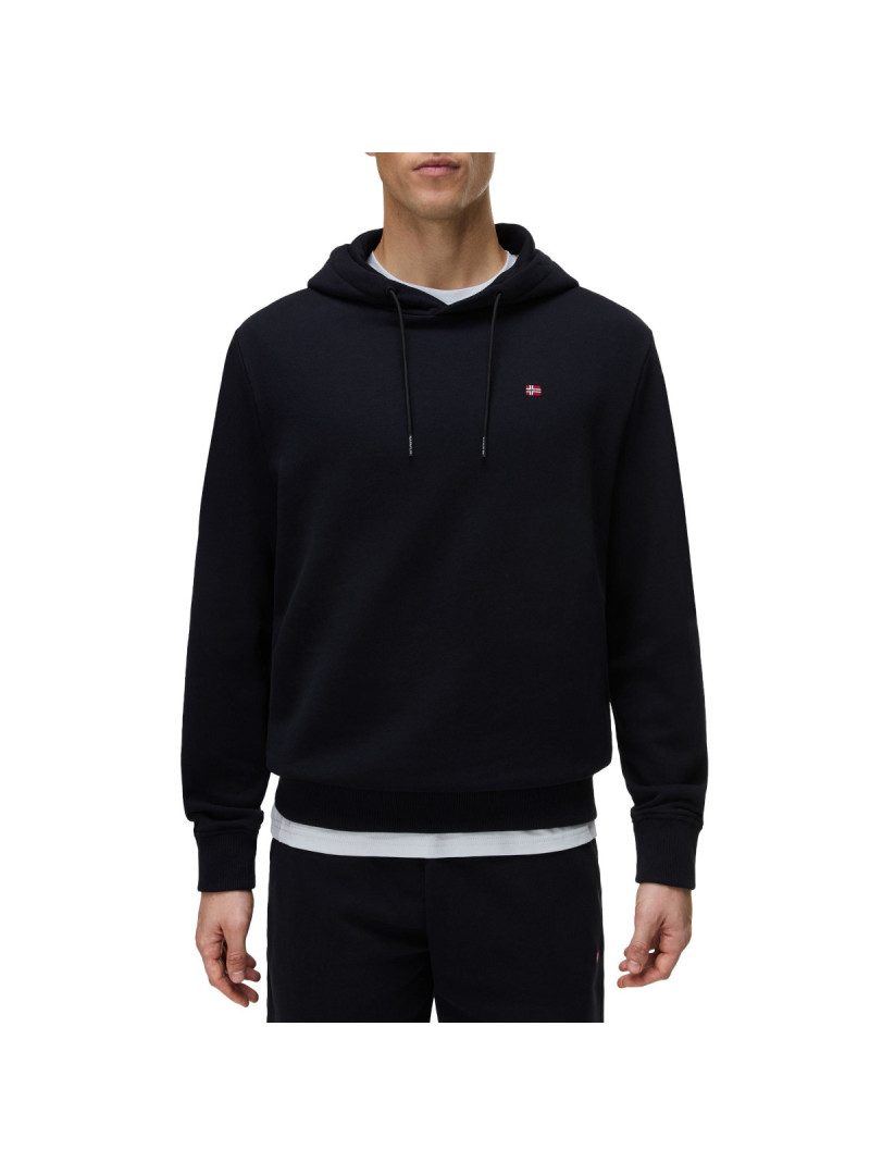 Napapijri Bluza męska BALIS H SUM BLACK NP0A4H8A041 - Czarna | Sklep Monotox