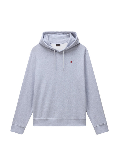 Napapijri Bluza męska BALIS H SUM LIGHT GREY MEL NP0A4H8A795 - Szara | Sklep Monotox