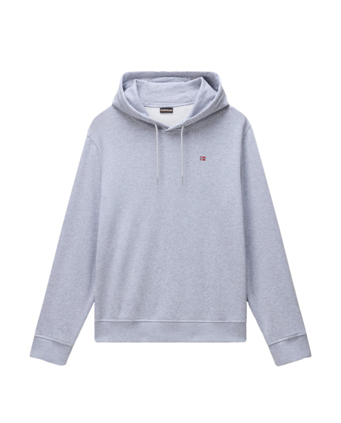 Napapijri Bluza męska BALIS H SUM LIGHT GREY MEL NP0A4H8A795 - Szara | Sklep Monotox