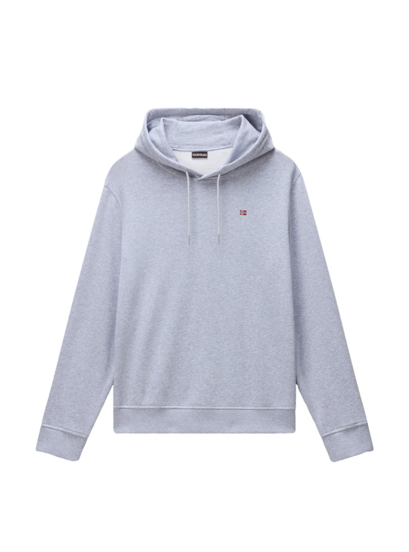 Napapijri Bluza męska BALIS H SUM LIGHT GREY MEL NP0A4H8A795 - Szara | Sklep Monotox