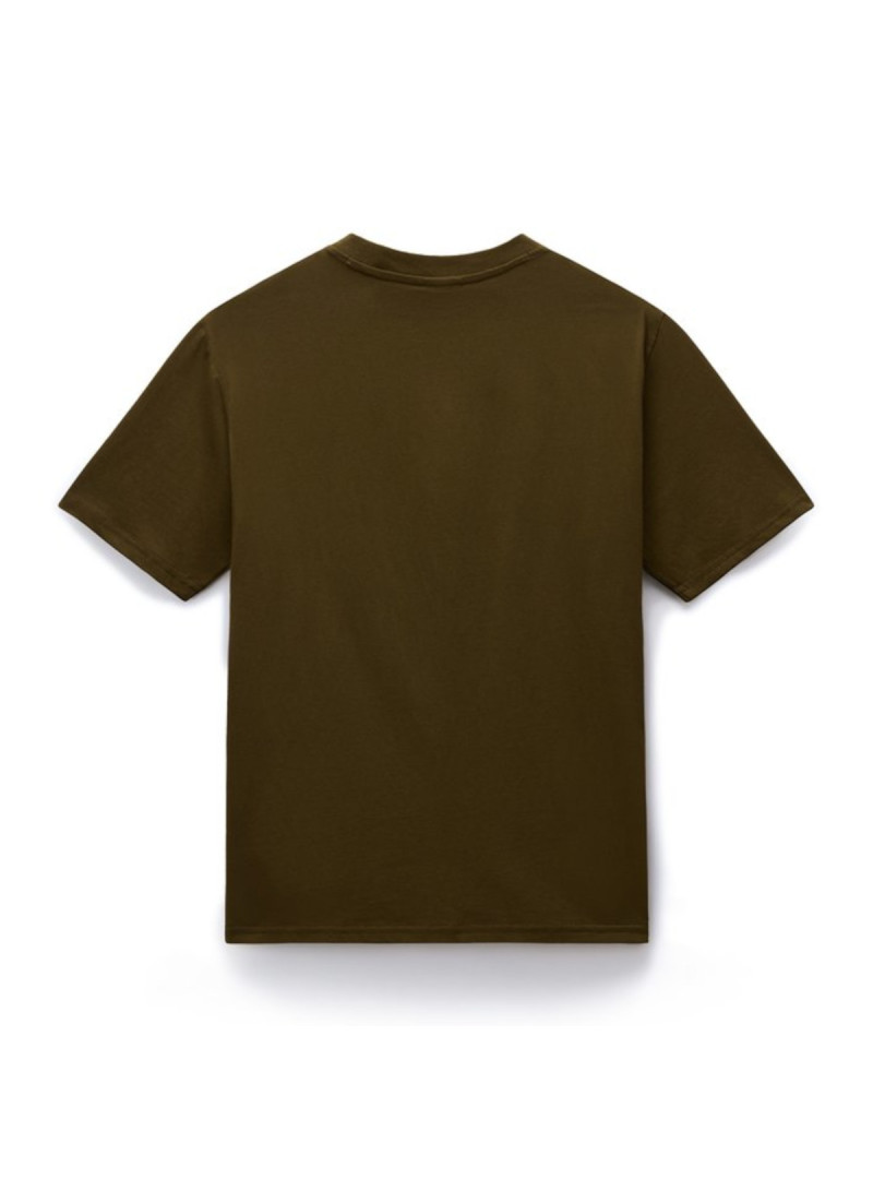 Napapijri Koszulka męska S-SMALL BOX SS DARK OLIVE NP0A88TRG3A - Zielona | Sklep Monotox