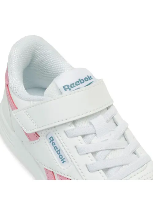 Reebok Buty dziecięce COURT ADVANCE ELASTIC 100245889 - Białe | Sklep Monotox