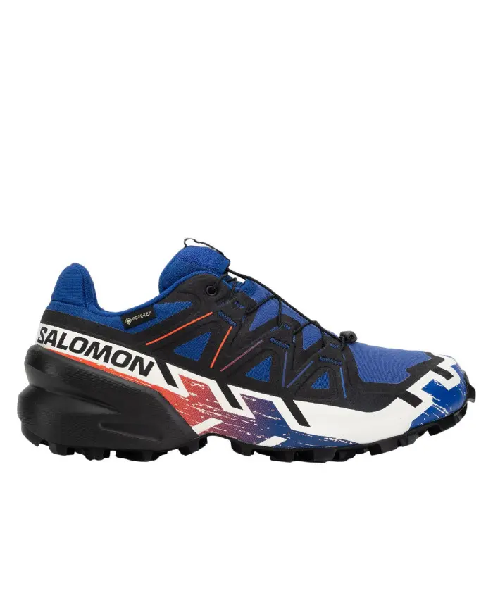 Salomon Buty męskie SPEEDCROSS 6 GTX EQUIPE L47982800 - Niebieskie | Sklep Monotox