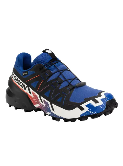 Salomon Buty męskie SPEEDCROSS 6 GTX EQUIPE L47982800 - Niebieskie | Sklep Monotox