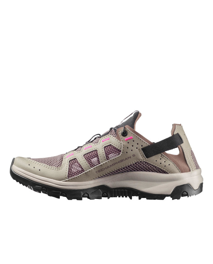 Salomon Sandały damskie TECHAMPHIBIAN 5 W L49110600 - Beżowe | Sklep Monotox