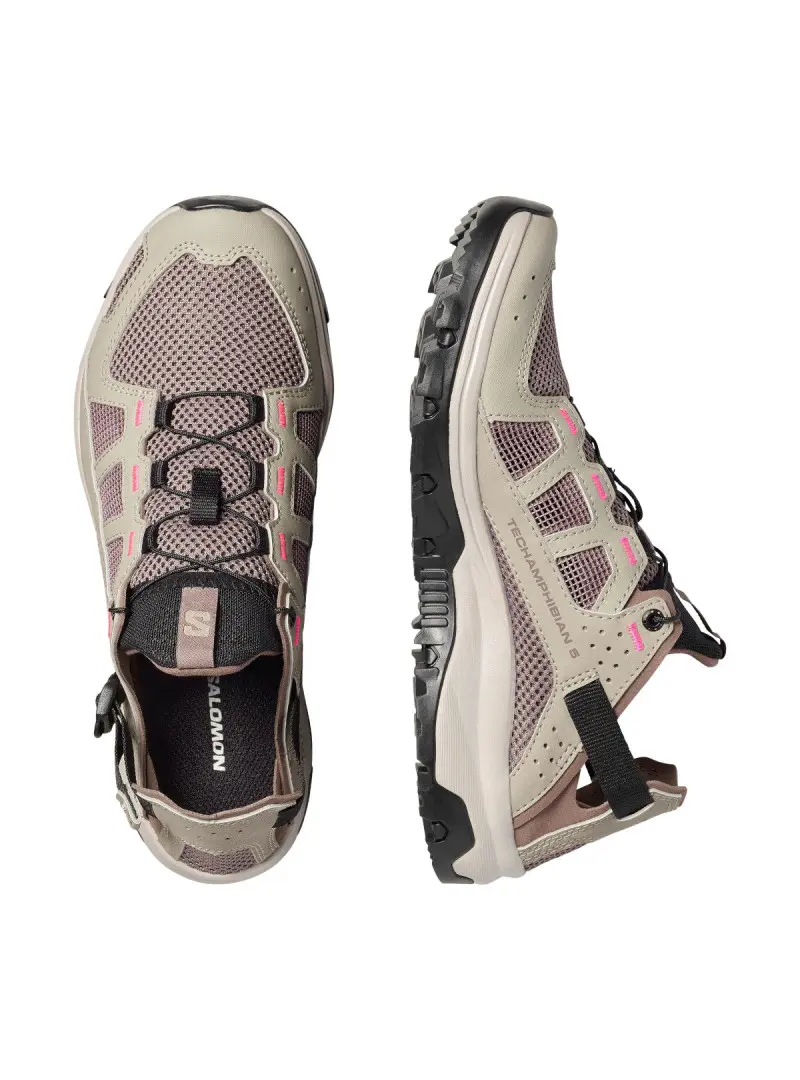 Salomon Sandały damskie TECHAMPHIBIAN 5 W L49110600 - Beżowe | Sklep Monotox