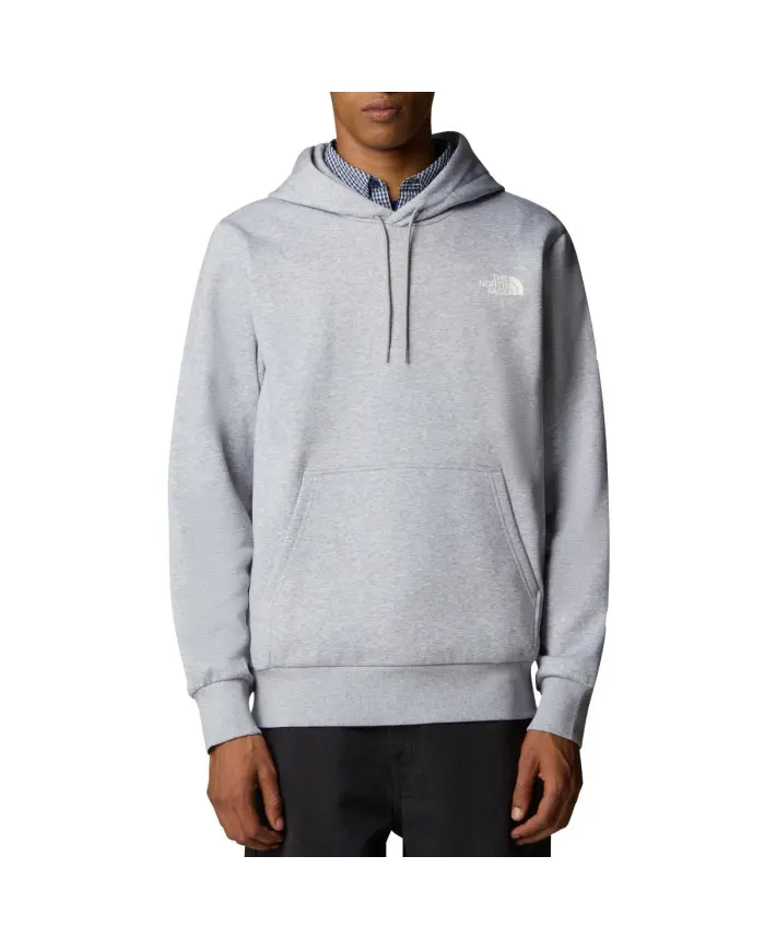 The North Face Bluza męska M SIMPLE DOME HOODIE NF0A89FCDYX - Szara | Sklep Monotox
