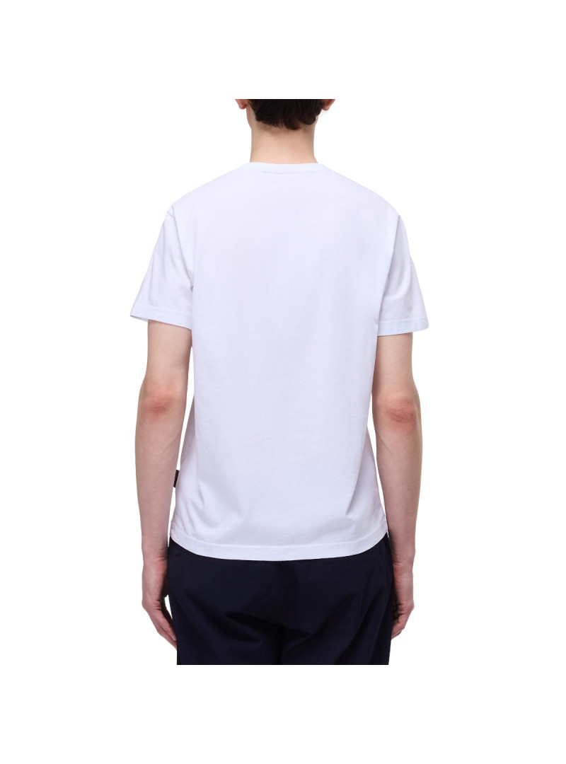 Napapijri Koszulka męska S-KASBA BRIGHTWHITE NP0A4HQQ002 - Biała | Sklep Monotox