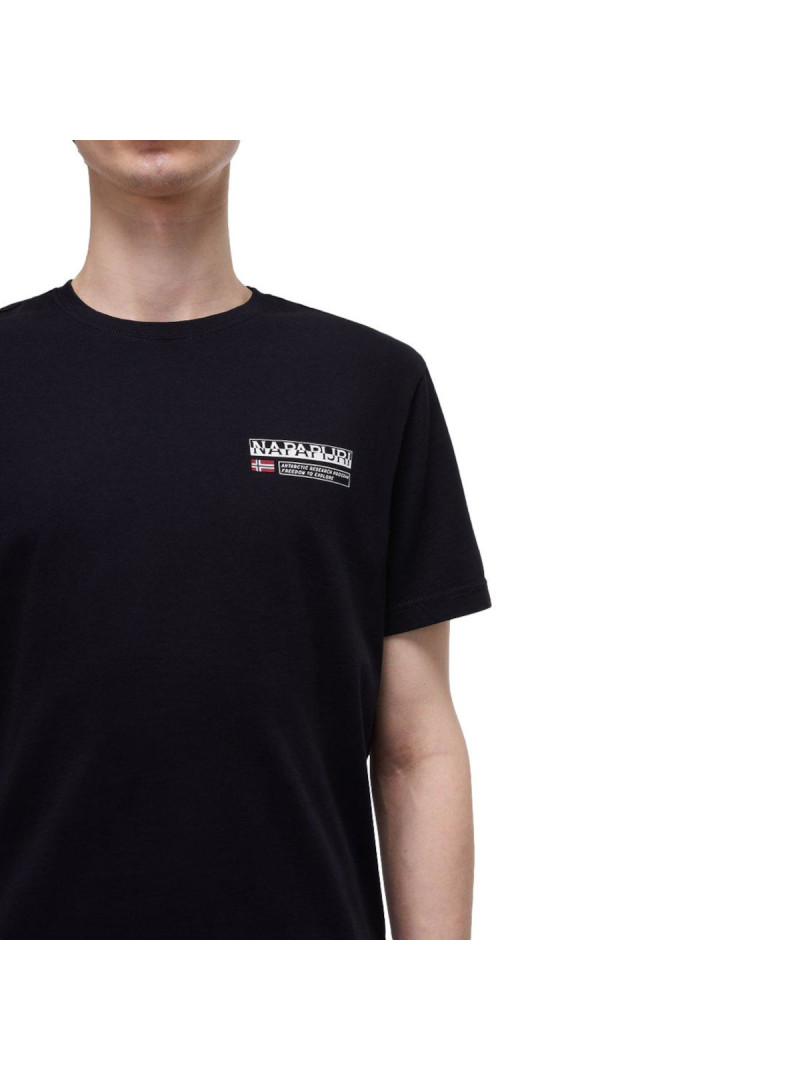 Napapijri Koszulka męska S-KASBA BLACK NP0A4HQQ041 - Czarna | Sklep Monotox