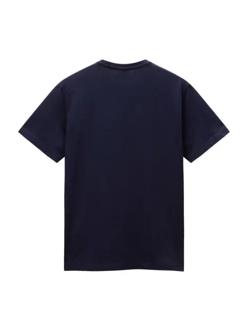 Napapijri Koszulka męska S-KASBA BLU MARINE NP0A4HQQ176 - Granatowa | Sklep Monotox