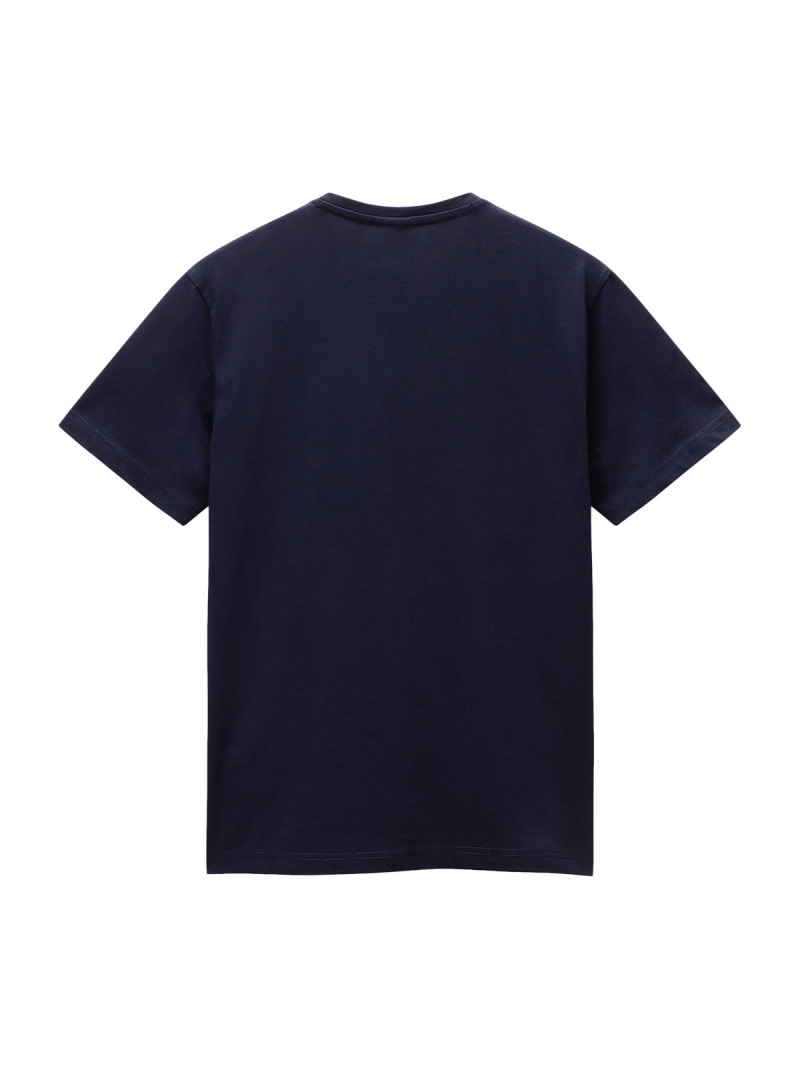 Napapijri Koszulka męska S-KASBA BLU MARINE NP0A4HQQ176 - Granatowa | Sklep Monotox