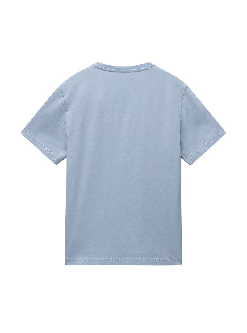 Napapijri Koszulka męska S-KASBA SHARK SKIN NP0A4HQQHCB - Szara | Sklep Monotox