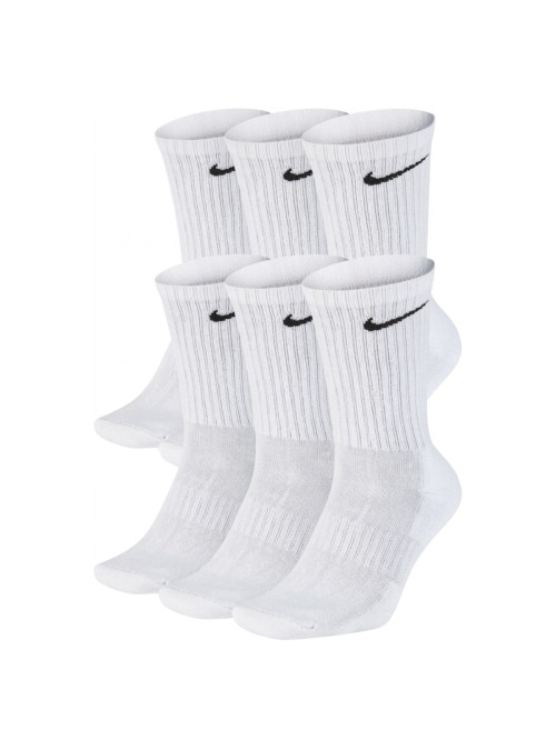 Nike Skarpetki męskie EVERYDAY LONG CUSH 6PACK SX7666100 - Białe | Sklep Monotox