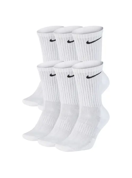 Nike Skarpetki męskie EVERYDAY LONG CUSH 6PACK SX7666100 - Białe | Sklep Monotox