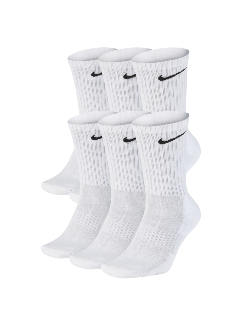 Nike Skarpetki męskie EVERYDAY LONG CUSH 6PACK SX7666100 - Białe | Sklep Monotox