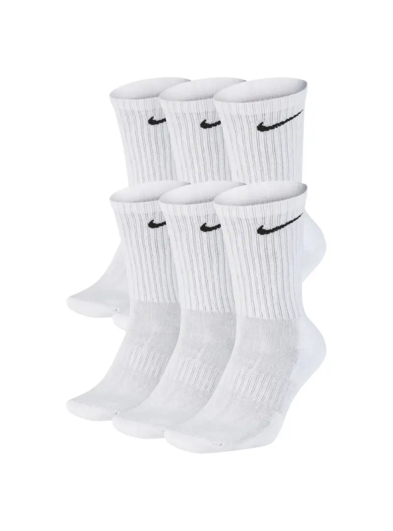 Nike Skarpetki męskie EVERYDAY LONG CUSH 6PACK SX7666100 - Białe | Sklep Monotox