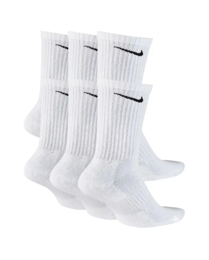 Nike Skarpetki męskie EVERYDAY LONG CUSH 6PACK SX7666100 - Białe | Sklep Monotox